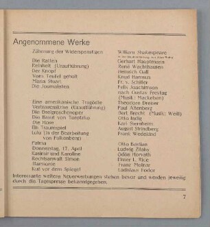 Angenommene Werke