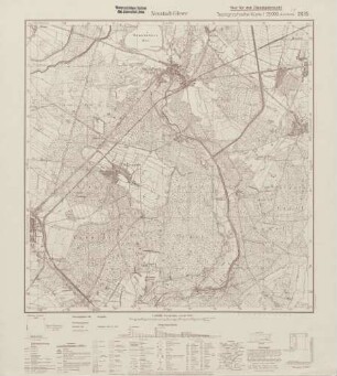2635 Neustadt-Glewe, Topographische Karte 1:25000 (4cm - Karte)