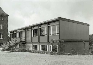 Erweiterungsbau der Weerth-Schule, heute Siegfriedstraße. Detmold. Petristraße 14