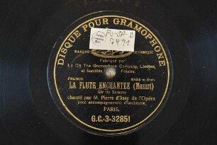 La flûte enchantée : Air de Sarastro / (Mozart)