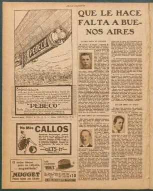 Que le hace falta a Buenos Aires