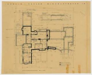 Villa Ollk Miquelstraße 16, Berlin-Schmargendorf: Grundriss Kellergeschoss 1:100