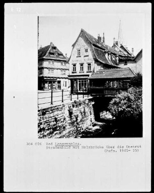 Holzbrücke über die Unstrut