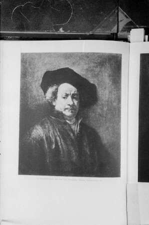Reproduktion von Gemälden von Rembrandt : Selbstbildnis