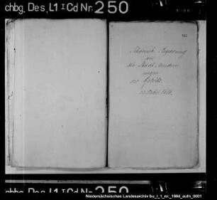 Abholung des Leichnams des Grafen Georg Hermann zu Holstein-Schaumburg aus Minden