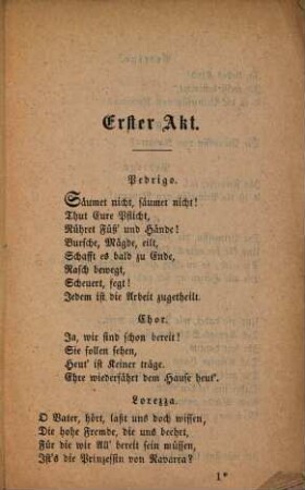 Johann von Paris : komische Oper in zwei Akten