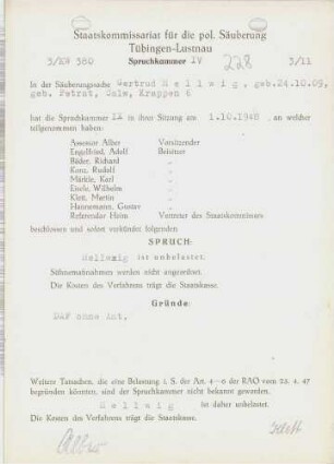 Hellwig, gertrud