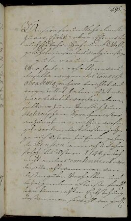 Probeweise Aufnahme des italienischen Sprachmeisters Obradowick als Universitätsverwandter für zwei Jahre mit fortlaufender Pension bis Ostern 1745.