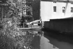 Lindenau. Mühle am Schloßteich