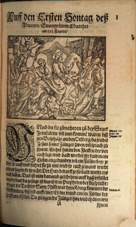 Postilla Christlicher Catholischer Predigen, auff alle Sontäg durch das gantze Jahr, darunder das Quadragesimale oder Fastenpredigen, alle inn underschidliche Puncten außgetheylt : Darbey auch die bedeutungen der Ceremonien oder Kirchengebräuch ... angezeygt werden