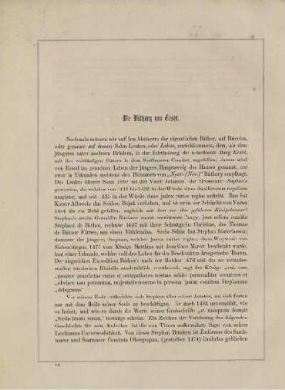 Die Báthory von Ecséd.