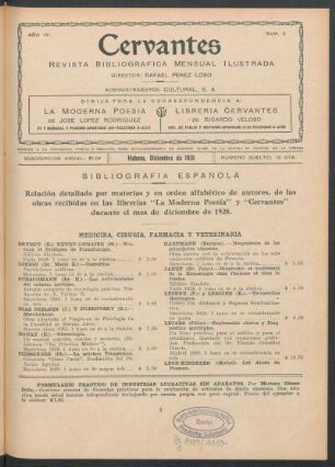 Bibliografía española