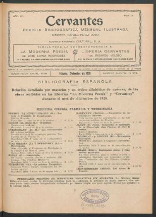 Bibliografía española
