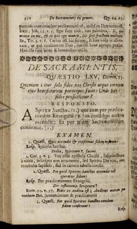 De Sacramentis = Von den heiligen Sacramenten