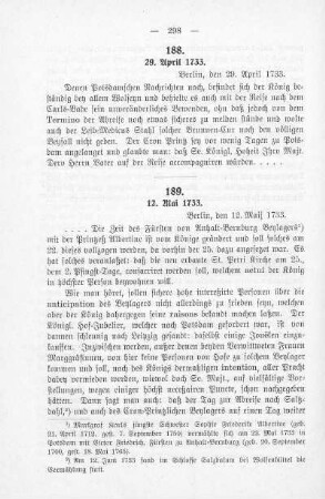 [1733. Nr. 188-190]