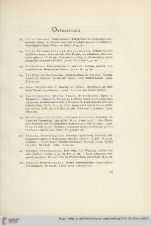 Ostasiatica (Nr. 193-223)