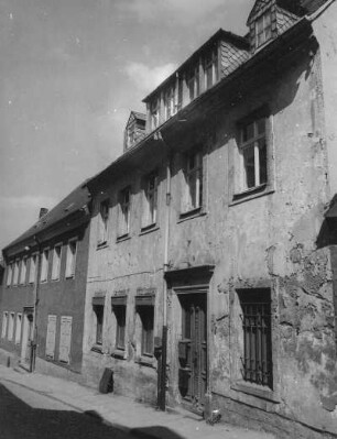 Annaberg-Buchholz, Fleischergasse 10 und 8. Wohnhäuser