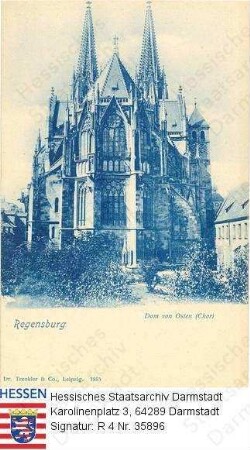 Regensburg, Dom, Chorseite