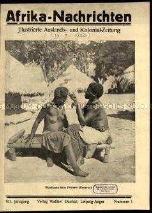 Afrika-Nachrichten. Jahrgang 1926