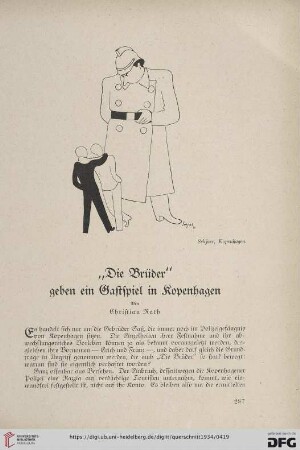 14: "Die Brüder" geben ein Gastspiel in Kopenhagen
