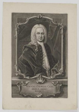Bildnis des Ioannes Samvel Carl