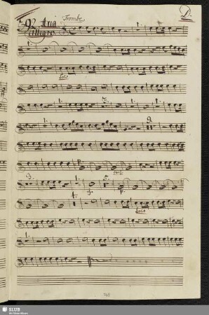 392. Aria: Fra Corni Trombe e Timpani / Gazzaniga, G.