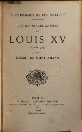 Les femmes de Versailles, 3