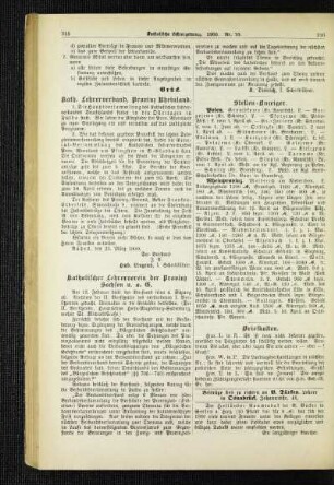 Katholischer Lehrerverein der Provinz Sachsen u. a. G.