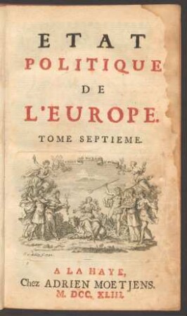 T. 10: État politique de l'Europe