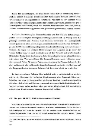 60-63, 5.3 Die gem. §§ 35 ff. BtMG aufgenommenen Klienten