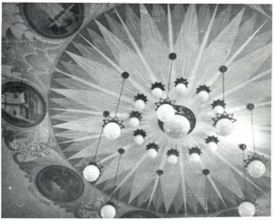 Bretten, KA; Synagoge, Deckenbeleuchtung