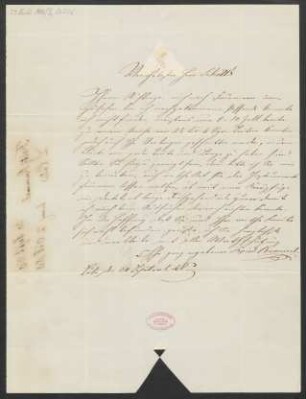 Brief an B. Schott's Söhne : 20.09.1848