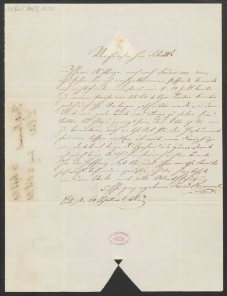 Brief an B. Schott's Söhne : 20.09.1848