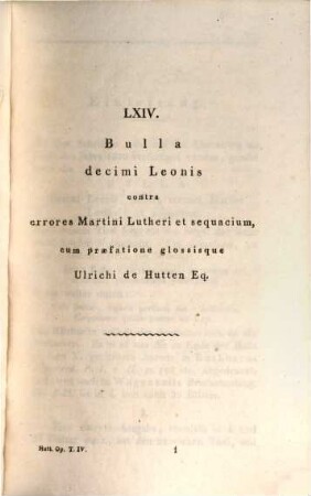 Ulrichi Ab Hutten Equitis Germani Opera Quae Extant Omnia, 4