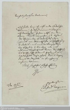 An [Herr]... Naumann - Mscr.Dresd.Aut.1356 : Dresden, 17.06.1843