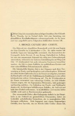 A. Bronze-Gefässe und -Geräte