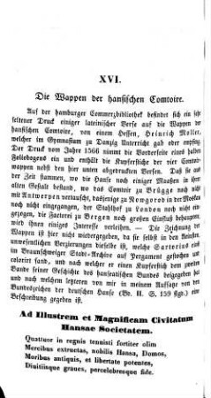 Die Wappen der hansischen Comtoire