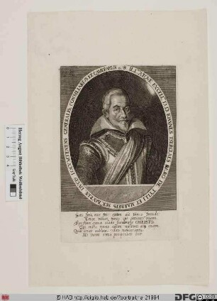 Bildnis Johann Tserclaes Tilly, 1623 Graf von