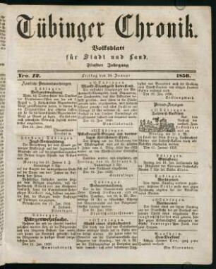 47-66, 18. Januar (Nro. 12) - 23. Januar (Nro. 16)