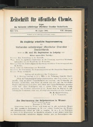 Heft XVI. 30. August 1902.