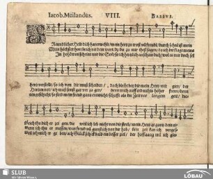 VIII. Freundlicher Held dich hat erwehlt