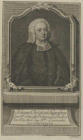 Bildnis des Johann Christoph Harenberg