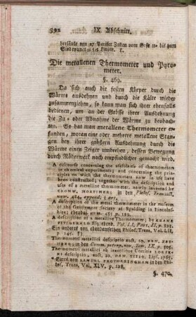 Die metallenen Thermometer und Pyrometer