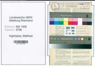 Entnazifizierung Matthias Ingenpass , geb. 30.08.1889 (Korbmacher)