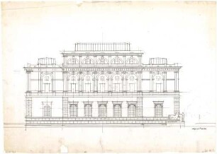 Döllgast, Hans; München; Alte Pinakothek, Wiederaufbau - Ansicht