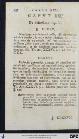 Capvt XXII.