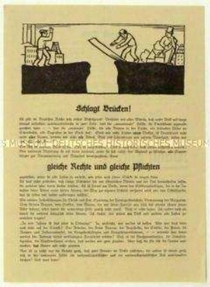 Aufruf des Christlich-sozialen Volksdienstes zur Reichstagswahl
