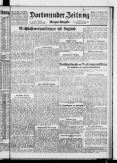 Dortmunder Zeitung. 1874-1939