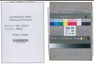 Entnazifizierung Walter Picard , geb. 10.01.1897 (Packer)