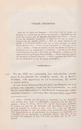 Tweede hoofdstuk. Dood van den Sultan van Mampawa. - ...